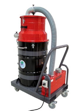 Eurovac 53 tynnyri-imuri laitakippialustalla Teollisuusimurit - Finn-aine